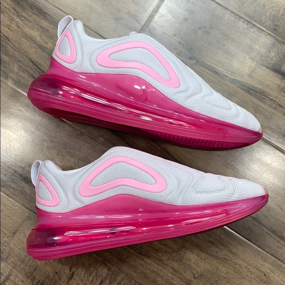 W NIKE AIR MAX 720 white/pink rise-laser fuchsia - Picture 16 of 16